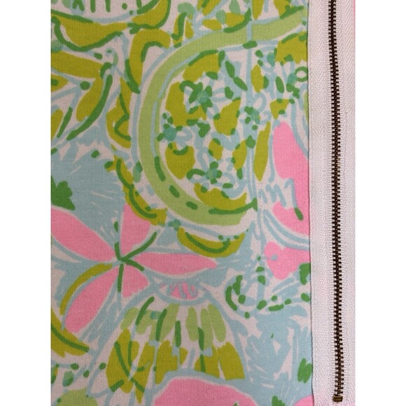 Lilly Pulitzer Skipper Half Zip Popover Coconut Jungle Small Great Gift - Picture 9 of 14